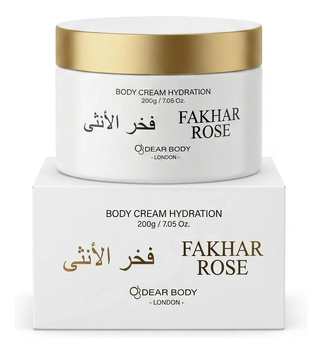Dear Body London Hidratante Corporal Fakhar Rose 200g